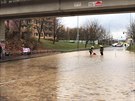 Hav�rie vody na Barrandov� (20.11.2017)