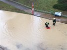 Hav�rie vody na Barrandov� (20.11.2017)