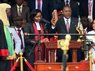 Znovuzvolený keský prezident Uhuru Kenyatta sloil písahu
