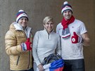 esk obleen pro zimn olympidu v Pchjongchangu 2018 pedstavuj (zleva)...