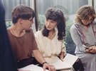 David Matásek a Barbora Leichnerová v seriálu Bylo nás est (1986)