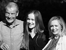 Jana Nagyová, její tetí manel Toni Pulm a jejich dcera Sophie Emma