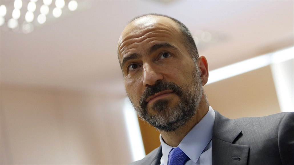 Generální �editel Uberu Dara Khosrowshahi (22. 11. 2017).