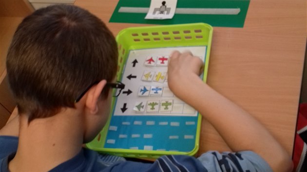 Třída dětí s poruchou autistického spektra ve Speciální základní, mateřské a praktické škole v Ústí nad Labem.