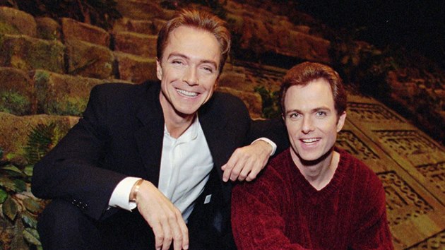 David Cassidy se svým bratrem Patrickem koncem 90. let