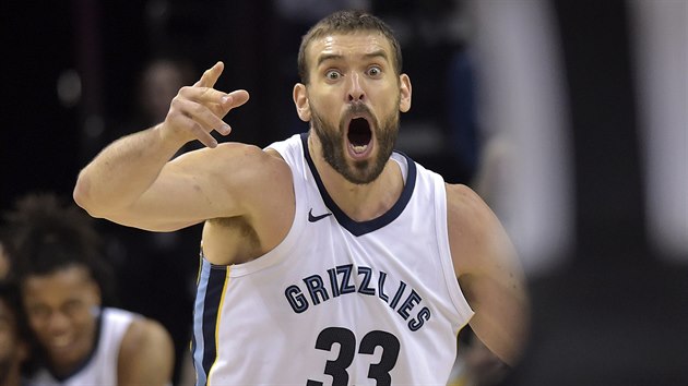 Marc Gasol z Memphisu podlehl emocm.