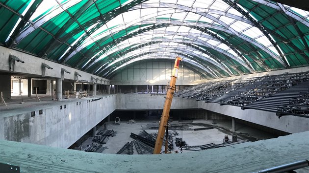 Stavba nového multifunkčního centra v pražské O2 areně