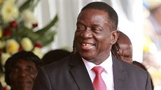 Prezident Zimbabwe Emmerson Mnangagwa na své inauguraci v Harare (24. listopadu...