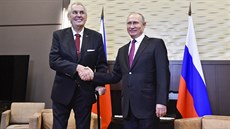 Miloš Zeman se v úterý sešel s Vladimirem Putinem (21. listopadu 2017)