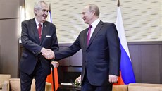 Prezident Ruska Vladimir Putin (vpravo) přijal 21. listopadu ve své černomořské...