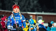 Lucie Charvátová ped vytrvalostním závodem v Östersundu.