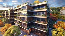 Vizualizace: bytový projekt Sakura v Koíích