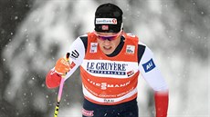 Norský b�ec na ly�ích Johannes Hoesflot Klaebo ovládl sprint Sv�tového poháru...
