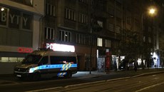 Praská policie vyetuje napadení eny. (28.11.2017)
