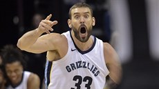 Marc Gasol z Memphisu podlehl emocím.