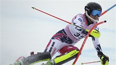 eská lyaka Martina Dubovská bhem slalomu v Killingtonu