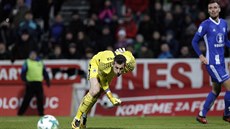 Slovenský branká Martin Dúbravka v dresu Newcastlu United.