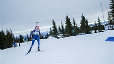 eská biatlonistka Veronika Zvaiová na trati bhem závodu IBU Cupu v...