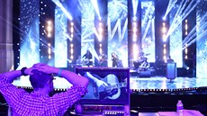 Záb�r z p�íprav slavnostního p�edávání �eského slavíka 2017