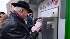 Otevení babyboxu nové generace v ústecké Masarykov nemocnici.