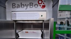 Otevení babyboxu nové generace v ústecké Masarykov nemocnici.