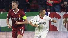 Wissam Ben Yedder ze Sevilly práv vstelil gól Liverpoolu a sníil tak jeho...