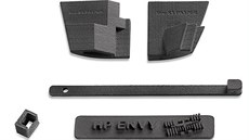 N�kter� z v�tisk� z 3D tisk�rny, pomoc� nich� firma HP upravila svou tisk�rnu pro Mezin�rodn� vesm�rnou stanici.