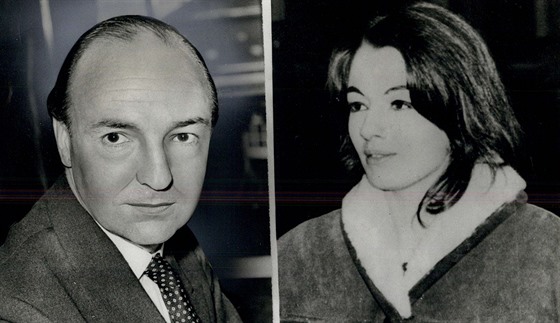John Profumo a Christine Keelerová na archivním snímku