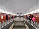 Stanice Majakovskaja je jednou z deseti stanic uzaveného typu v Petrohrad.