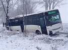 Tragick nehoda autobusu u Loenic. (30. listopadu 2017)