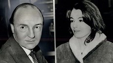 John Profumo a Christine Keelerová na archivním snímku