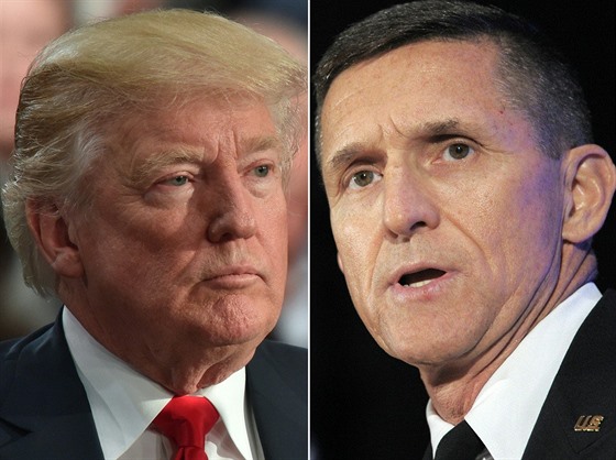 Donald Trump a Michael Flynn