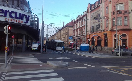 Tragická nehoda se stala na pechodu u Mercury Centra v eských Budjovicích.