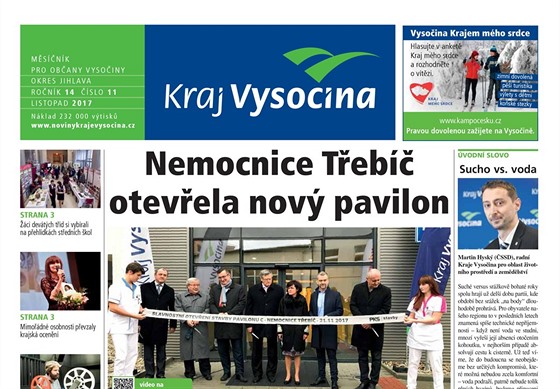 Noviny Kraj Vysočina.