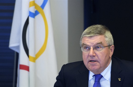 Prezident Mezinárodního olympijského výboru Thomas Bach bhem zasedání v...