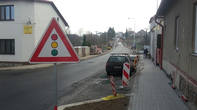 Rekonstrukci Mírové ulice v Havlíkov Brod se podailo dokonit na poslední...