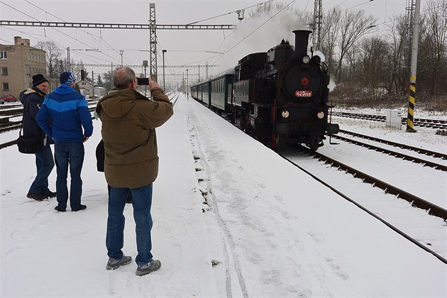 Mikuláský vlak ve Svitavách. (3. 12.2017)