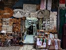 Obchod v jeruzalémském Starém mst (5. prosince 2017)