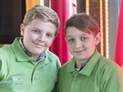 Dvanáctiletý Jaroslav ísl (vpravo) zachránil ivot o rok mladího kamaráda...