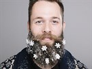 Vánoní vousy podle fotografky Stephanie Jarstadové mohou vypadat teba...