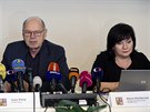 Ministr financí Ivan Pilný a námstkyn pro dan a cla Alena Schillerová...