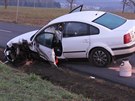 Nehoda nkolika auta blokovala silnici na Tachovsku