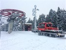 Ve Skiareálu Lipno finiovaly ve tvrtek pípravy na zahájení sezony.