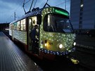Mosteck vnon tramvaj bude jezdit a do 6. ledna.