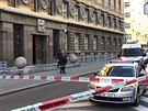 Anonym oznámil, e je v budov mstského soudu ve Slezské ulici bomba...