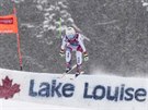 Tina Weiratherová ve sjezdu v Lake Louise.