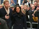 Princ Harry a Meghan poprvé oficiáln na veejnosti