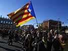 Obyvatelé Barcelony demonstrovali za proputní katalánských exministr. (3....
