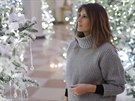 Melania Trumpová zahalila místnosti Bílého domu vánoní výzdobou.