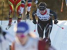 výcarská bkyn Nadine Fähndrichová bhem skiatlonu v Lillehammeru